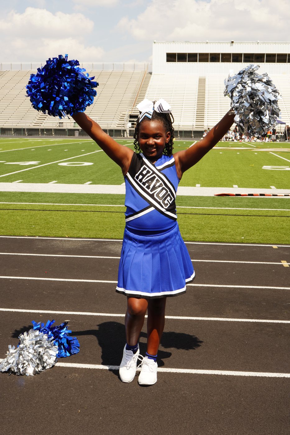 Draya West cheer photo